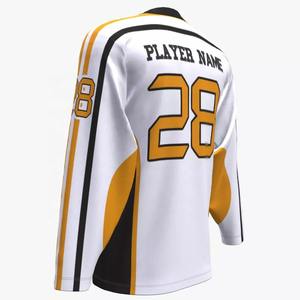 Maillot de hockey sur glace personnalisé pour adultes OEM Service de broderie et d'impression Vêtements de sport pour équipe personnalisée - Product Image 4