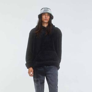 Sweat à capuche personnalisé de haute qualité de couleur noire avec capuche pour hommes, votre propre conception, sweat à capuche avec impression d'étiquettes pour le cou - Product Image 2