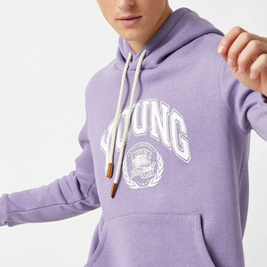 Sweats à capuche unisexes avec logo personnalisé sérigraphiés en coton polaire respirant à séchage rapide pour hommes Fabricants de vêtements d'hiver - Product Image 3