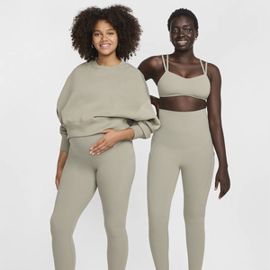 Custom Logo Print Mid-<b>Waisted</b> <b>Tummy</b> <b>Control</b> Seamless Winter Knitted Yoga <b>Leggings</b> Plus Size Sports Fitness for Women - Product Image 4