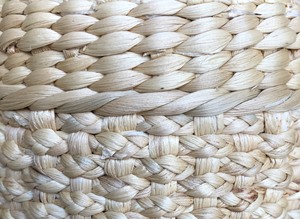 Bolso de mimbre de playa de forma redonda minimalista ecológico Premium, bolso de moda para mujer, forro de cierre de cuerda hecho en Vietnam - Product Image 2