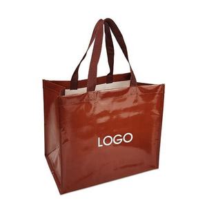 PE Woven <b>Fabric</b> <b>Bag</b>-Fashion Style Customizable Size & Handle for Packaging Shops Supermarkets - Product Image 3