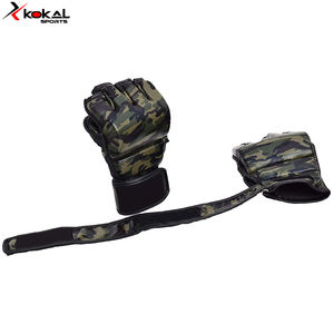 ชุดออกกำลังกายผู้ชายลายพรางแบบเรียบง่ายและดีไซน์ล่าสุด สำหรับผู้ชาย ถุงมือชกมวย MMA โดย KOKAL SPORTS - Product Image 3