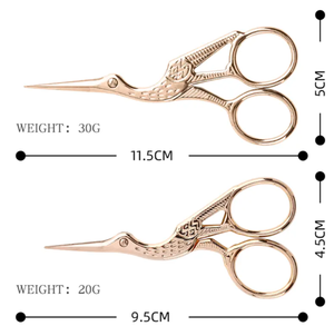 Ciseaux pour oiseaux, point de croix, aiguille, accessoires de couture, petits outils de beauté pour les sourcils, 1 pièce - Product Image 2