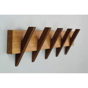 Cintre en bois massif pour l'organisation de la garde-robe, option économique, cintre en bois avec encoches pour les saris et les hauts - Product Image 3