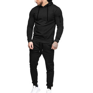 Survêtement Homme 2 Pièces Sweats à Capuche Décontracté Jogging Gym Survêtements pour Hommes Jogging Sweats Athlétique Survêtements Ensembles - Product Image 1