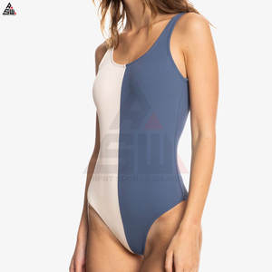 Traje de Baño de 2 Piezas para Mujer, de Alta Calidad, Transpirable, de Secado Rápido, con Logotipo Frontal, 100% Poliéster, Gran Venta - Product Image 4