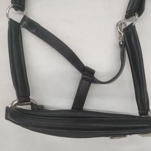 เชือกแขวนคอหนังม้าที่ทำจากหนังทนทานพร้อมสายรัดจมูกบุนุ่มและคอแบบพรีเมี่ยม - Product Image 3