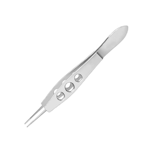 Forceps Kalman de qualité supérieure en acier allemand avec pinces de fixation, 0,12 mm, angulaire, 1x2 dents, finition polie - Product Image 3
