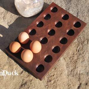ถาดไม้ใส่ไข่ทำจากไม้สุดหรูงานหัตถกรรมคุณภาพสูงส่งตรงจากโรงงาน - Product Image 2