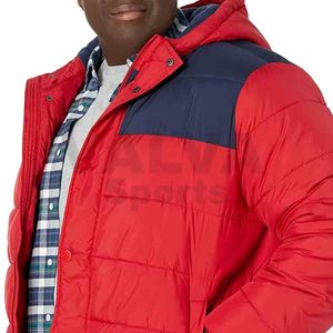 New Style <b>Cheap</b> Price Men Bubble <b>Jacket</b> for Outdoor Wear Customized Logo Front Canvas Stand Collar Winter Breathable Quick Dry - Product Image 5