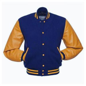 Veste universitaire pour homme manches en cuir véritable et laine mélangée Letterman Boys College jackets WEAR legends boy - Product Image 2