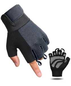 Gants de fitness et de gymnastique à demi-doigts pour hommes respirants et ventilés vélo de course cyclisme entraînement sport vente en gros pour la musculation - Product Image 1