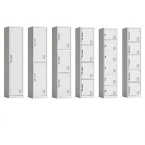Modernes 4-türiges Stahls chließfach Langlebiges Metall material für die Werkstatt für Sport bekleidung Kid garden Hospital Laundry New Style Design - Product Image 6