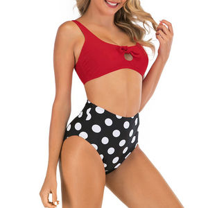 New Solid Color With OEM Sexy Bikini Set Women Swimming Tow Piece <b>Swimsuit</b> Women Bikini Sets Beach wear Quick Dry - Product Image 1