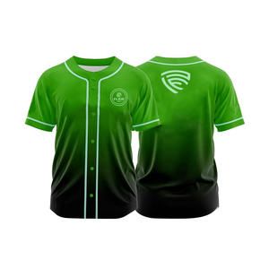 Venta al por mayor de uniformes deportivos para jóvenes camisetas de béisbol de poliéster impresas personalizadas camisetas transpirables de talla grande conjunto de técnica de bordado - Product Image 3