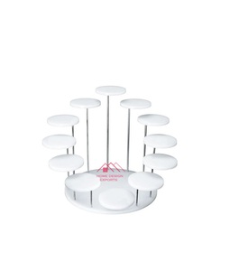 Venta caliente soporte de pastel de metal para el hogar soporte de exhibición de pastel decorativo a precio mayorista - Product Image 2