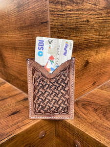 เคสใส่บัตรเครดิตทรงสี่เหลี่ยมผืนผ้าหนังเป็นเครื่องมือที่มีช่องใส่บัตรเอทีเอ็มทำมือจริงเคสใส่บัตรแฟชั่นตะวันตกขนาดเล็กน่ารัก - Product Image 5