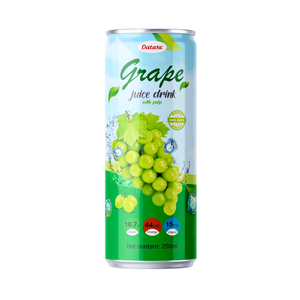 น้ำองุ่นมีเนื้อ 250 มล. กระป๋องทรงเพรียว เครื่องดื่มผลไม้ รับผลิตแบรนด์ส่วนตัว (OEM/ODM) พร้อมจำหน่าย - Product Image 5