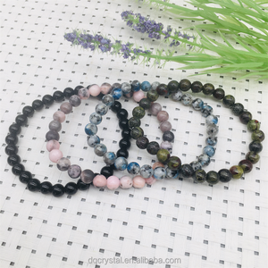 All'ingrosso <span class=keywords><strong>pietra</strong></span> naturale 6mm occhio di tigre bracciali di <span class=keywords><strong>pietra</strong></span> artigianato <span class=keywords><strong>Lepidolite</strong></span> perline di cristallo braccialetto per il regalo - Product Image 2