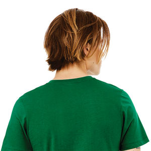 Camiseta de manga corta con cuello en V Unisex hecha a medida de alta calidad 100% Airlume peinado y algodón hilado en anillo - Product Image 2