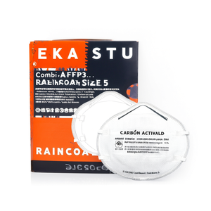 Respirador EKASTU Combi/V FFP3 con Válvula de Exhalación, Impermeable, Paquete de 5 - Product Image 3