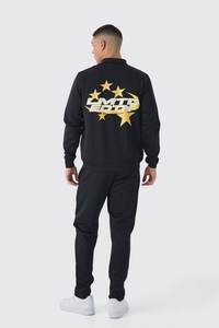 ชุดวอร์มลำลองสำหรับผู้ชายชุดวิ่งจ๊อกกิ้งคอตตอน100% สกรีนพิมพ์โลโก้ปกติชุดวอร์มคอปกมีซิป - Product Image 5