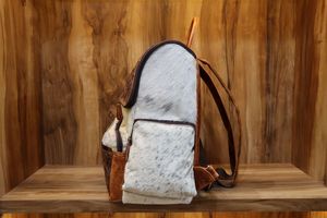 Sac à dos en cuir de vachette occidentale usiné Sacs élégants fabriqués à la main Sac à dos en gros Sacs pour ordinateur portable - Product Image 3