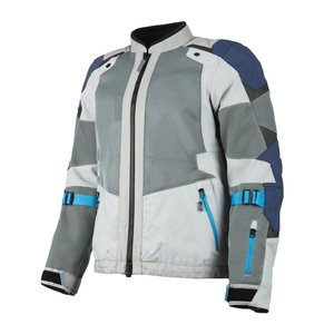 OEM <b>Slate</b> Grey & Peyote Touring Protection Motorbike Jacket For Men Waterproof / Windproof Motorcycle Cordura Textile Jackets - Product Image 5