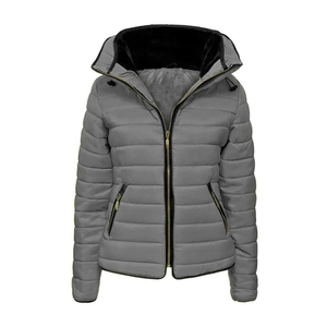 ¡Novedad de 2025! Chaqueta acolchada suave de alta calidad para mujer, ropa de invierno personalizada con cuello levantado, uso informal al por mayor - Product Image 2