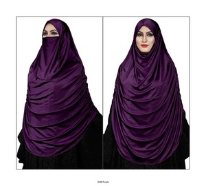 Nueva Ropa Islámica Elegante y Modesta para Mujer, Transpirable, de Poliéster, Ligera, Antiarrugas, para Primavera, para Hiyab, Namaz, Velo - Product Image 4