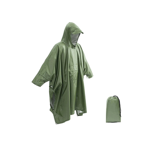 Hot Selling Lightweight Men's XL Rain Jacket Poncho Workwear with Long Sleeves Waterproof Safety Motorcycle Rainwear - Product Image 6