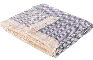 Manta decorativa tejida de algodón 100%, funda de cama, funda de sofá, manta tejida de algodón de 125x150 cm - Product Image 6