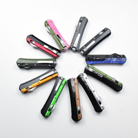 Couteau pliant personnalisé portable EDC OT, processus CNC, alliage de zinc, poignée en aluminium, accessoires de poche, couteau pliant personnalisé