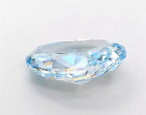 Diamante Suelto Ovalado de 10.7 Quilates, Claridad VS1, Azul Fantasía, Cultivado en Laboratorio, Corte CVD, Certificado IGI, Piedra Preciosa al por Mayor - Product Image 3