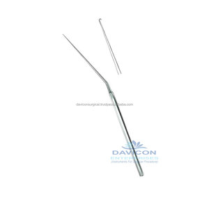 Crochet chirurgical al en acier inoxydable, MCGEE coudé pour plaque à pied, Micro oreilles, 15.5cm, 0.5mm, haute qualité, livraison gratuite - Product Image 6