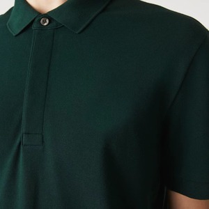 Chemise Homme Personnalisée Imprimée Vert Foncé Coupe Slim 100% Coton avec Poche Style Urbain Anti-Plis Manches Courtes Décontractée Été - Product Image 6