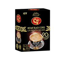 Café noir instantané sans sucre à saveur riche et audacieuse Démarrage énergisant avec saveurs de chocolat Emballage de boîte au goût neutre