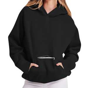 Sudaderas con Capucha Extra Grandes de Forro Polar para Mujer y Unisex, con Logotipo Personalizado, Servicio OEM, Colores/Tallas Personalizadas - Product Image 2
