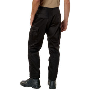 Pantalones Cargo de hombre tejidos de color sólido de material personalizado para servicio informal/OEM pantalones Cargo de hombre con múltiples bolsillos y cintura elástica - Product Image 3