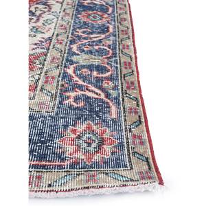 Tapis en laine noués à la main de grande taille, style vintage, motif médaillon rouge et orange, pour salon ou couloir - Pae-2256 - Product Image 4