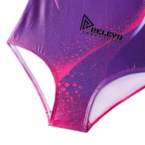 Justaucorps de sublimation pour femme, coupe ajustée, sans manches, pour la danse classique, tenue d'entraînement flexible, vente en gros - Product Image 5