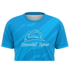 Concevez votre propre t-shirt à manches courtes en polyester/coton décontracté pour homme avec des impressions personnalisées - Product Image 4
