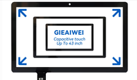 écran tactile de grande tablette 32 pouces I7 intégré moniteur d'écran tactile de montage mural de l'écran de l'ordinateur
