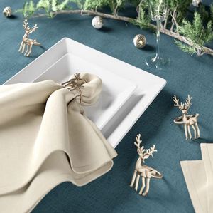 Craft Home International – Anneau de serviette en métal artisanal, décoration de table moderne pour mariage, événement, banquet, restaurant, salle à manger - Product Image 3