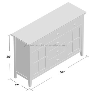ตู้ไม้ที่ออกแบบมาใหม่สวยงามมีโครงสร้างแข็งแรงและพื้นที่จัดเก็บที่กว้างขวางทั้งการใช้งานจริงและความสง่างามเหนือกาลเวลา - Product Image 4