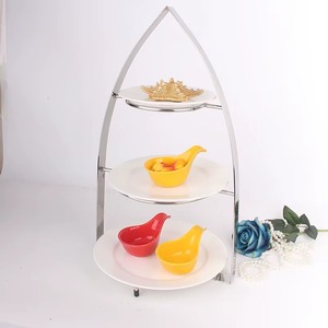 ที่วางเค้กทำจากไม้และเรซิ่นที่ตกแต่งอย่างหรูหราแท่นวางขนมหวานสำหรับงานเลี้ยงวันเกิดงานแต่งงานและห้องครัวในบ้านแบบทันสมัยใช้จากอินเดีย - Product Image 3