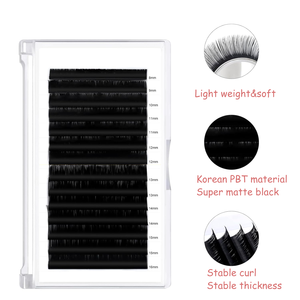 Wholesale Matte Black 0.03mm Volume Individual Fluffy <strong>Eyelash</strong> <strong>Extensions</strong> Faux <strong>Mink</strong> Cashmere Classic <strong>Eyelash</strong> <strong>Extension</strong> - Product Image 2
