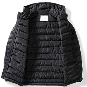 Chaqueta Bomber Acolchada Premium de Invierno, Transpirable, con Cuello Alto y Capucha, Manga Larga, Casual, con Cierre de Cremallera y Botones - Product Image 6