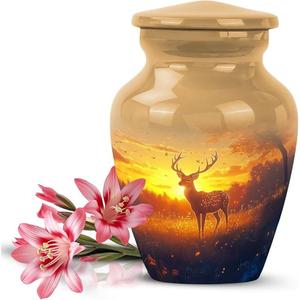 Urne pour cendres décorative moderne personnalisable pour la crémation cendres masculines souvenir urne commémorative personnalisée à vendre - Product Image 2